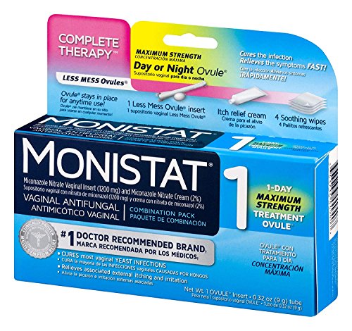 Monistat Combination Pack with 1-Ovule Insert with Applicator and External Cream Monistat