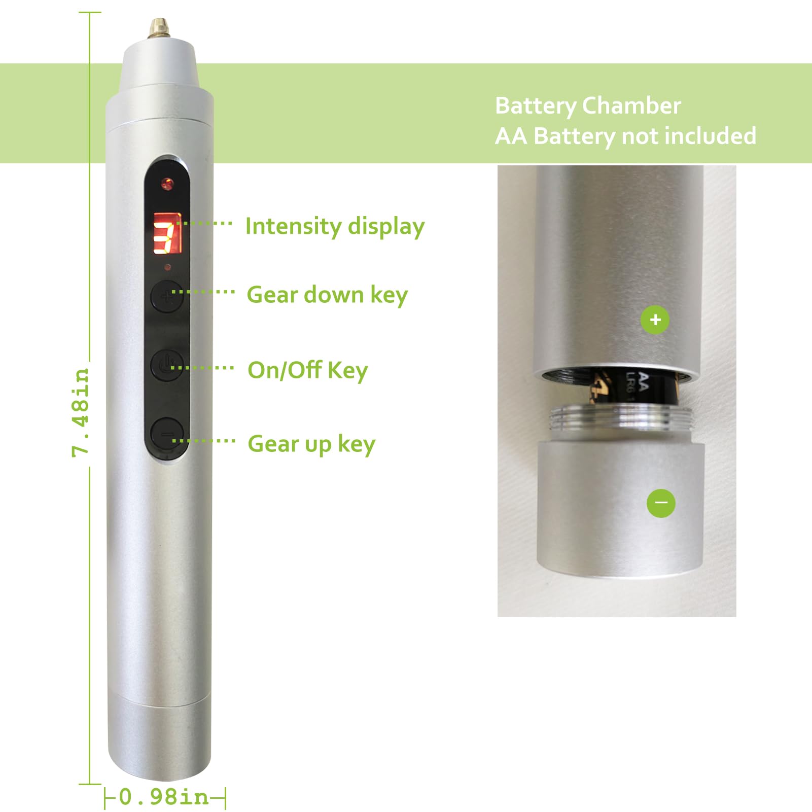 Global Care Market Meridians Energy Pen - Electronic Meridian Acupuncture Massage Pen Global Care Market