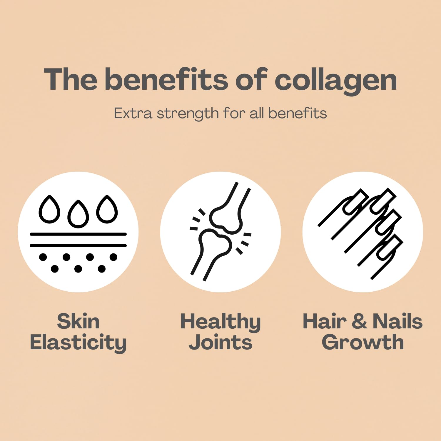 2800mg Marine Collagen Capsules – Highest Strength Type 1 Hydrolysed Collagen with Hyaluronic Acid and Vitamin C
