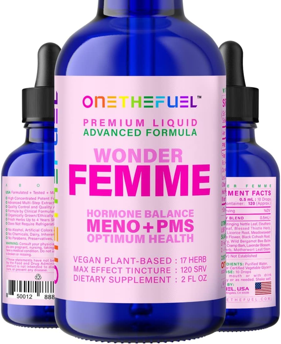Wonder Femme Hormone Balance Menopause Hot Flashes Relief Support 100% Natural Women