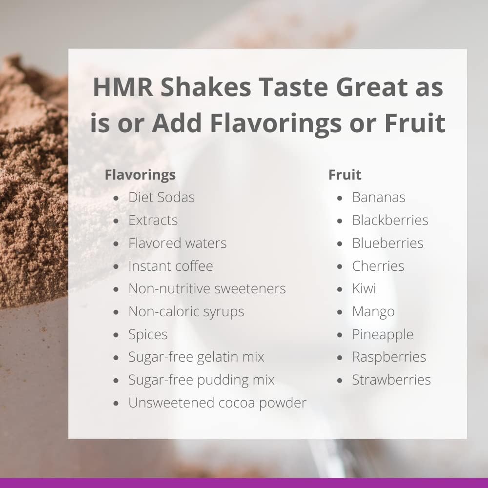 HMR 120 "Classic" Shake Meal Replacement Powder | Chocolate Shake Mix to Support Healthy HMR