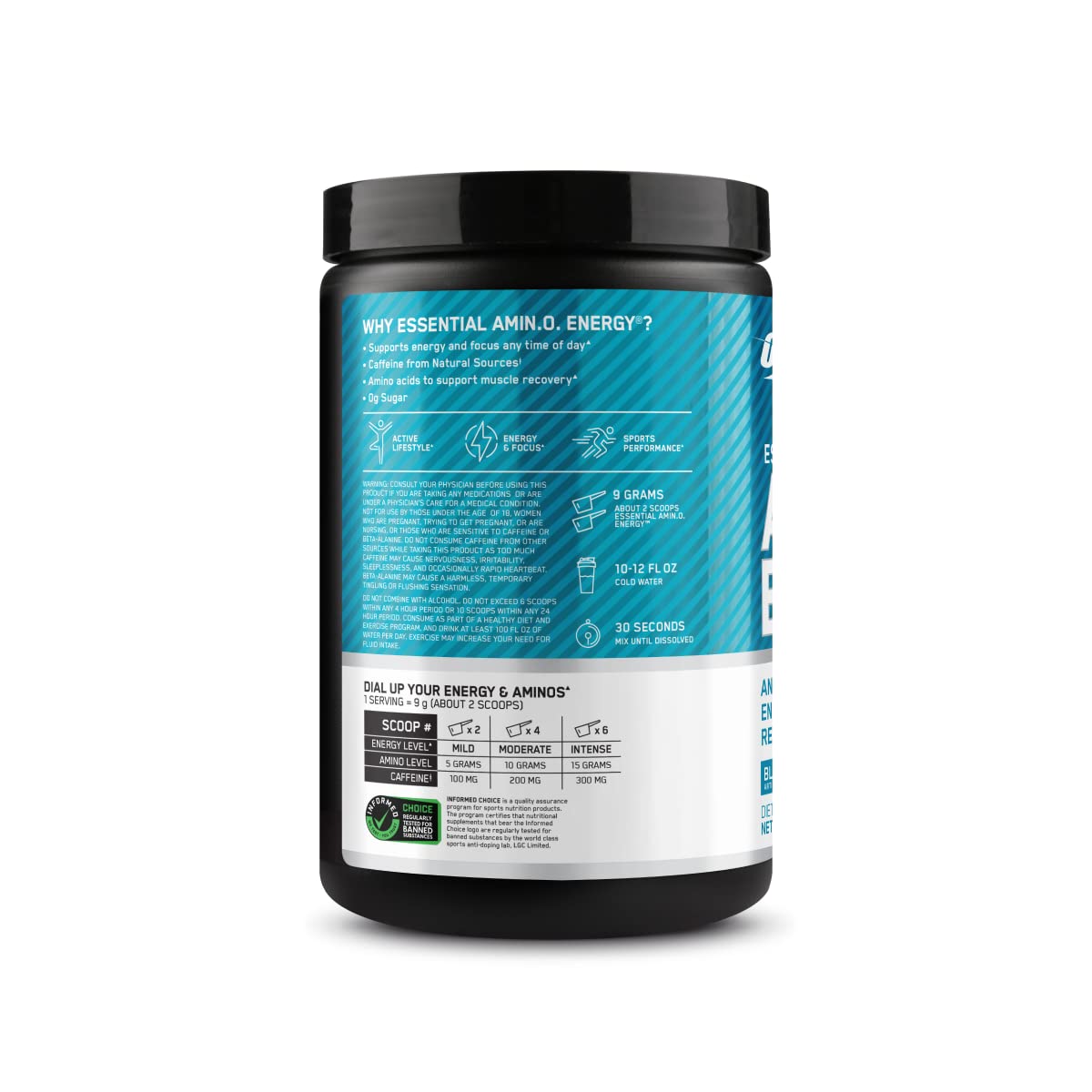 Optimum Nutrition Amino Energy - Pre Workout with Green Tea, BCAA, Amino Acids Optimum Nutrition