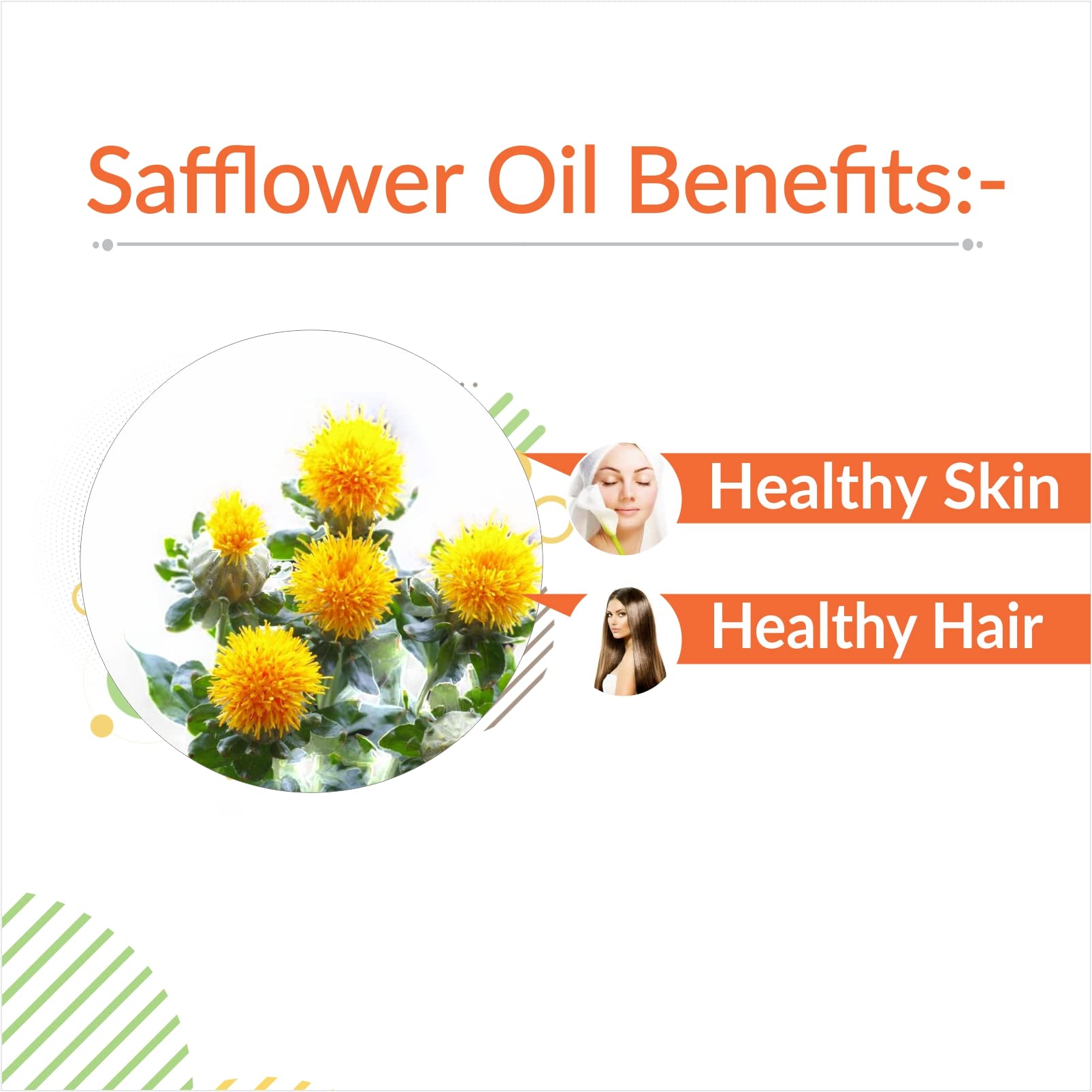 Crysalis Safflower (Carthamus Tinctorius) Oil - 0.51 Fl Oz (15ml) Crysalis