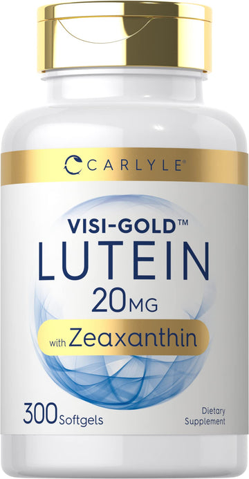 Carlyle Lutein and Zeaxanthin 20mg | 300 Softgels | Eye Health Vitamins Carlyle