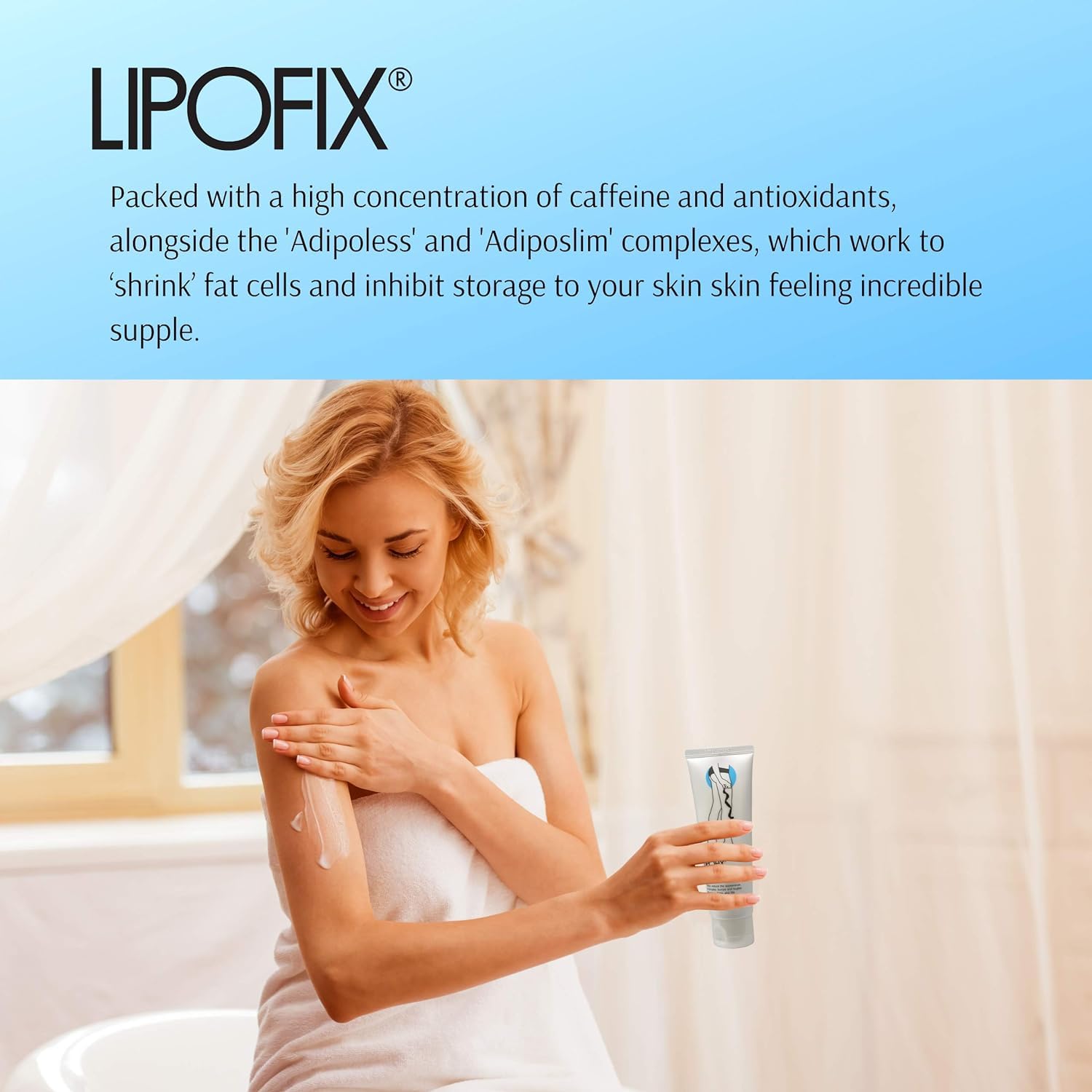 LIPOFIX Anti Cellulite Cream Luxurious Formula Body Contour Cream Effectively Tone LIPOFIX
