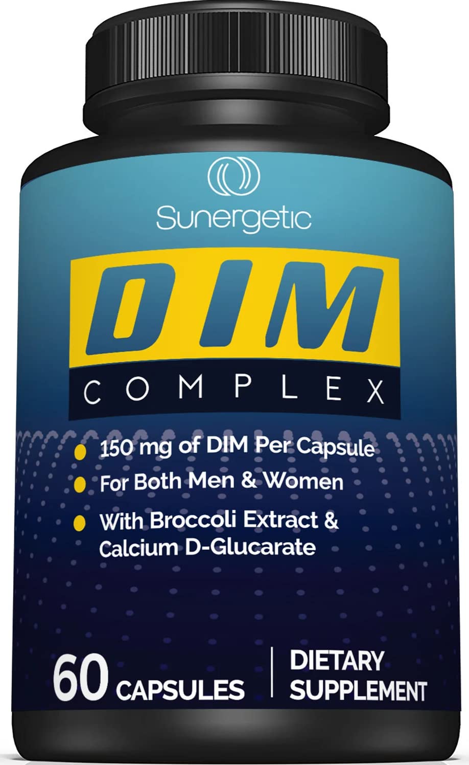 Premium DIM Supplement–Includes 150mg DIM (diindolylmethane), Broccoli, Calcium D