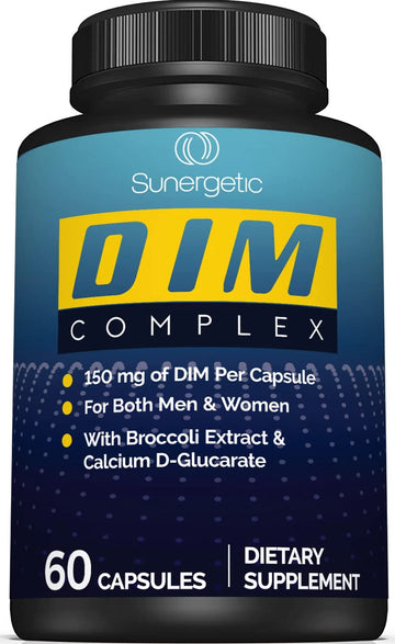 Premium DIM Supplement–Includes 150mg DIM (diindolylmethane), Broccoli, Calcium D