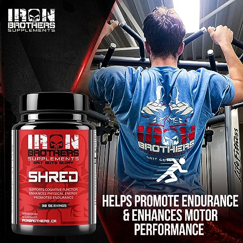Shred for Men & Women | Strong Appetite Suppressant for Weight Loss Management Iron Brothers Supplements