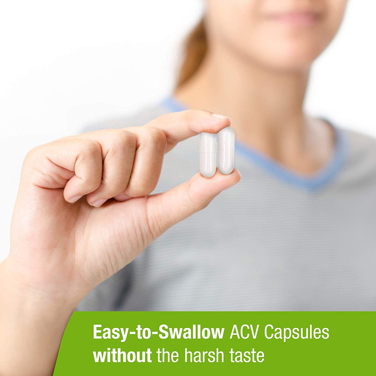 Apple Cider Vinegar 1500mg, 100% Organic, Pure & Raw - Healthy Digestion Key Nutrition