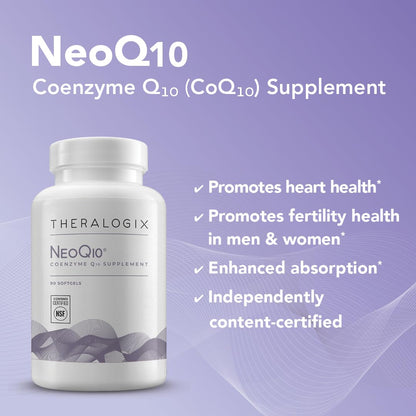 TheraNatal One + NeoQ10 Bundle - Prenatal Vitamin & Enhanced Absorption CoQ10 Supplement