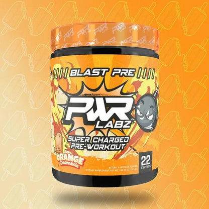 PWR Labz Blast Pre Workout - Pump · Focus · Energy · L-Citrulline, L-Tyrosine, Agmatine