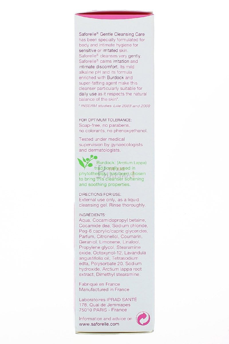 Saforelle Gentle Cleansing Care 2X250ml Saforelle