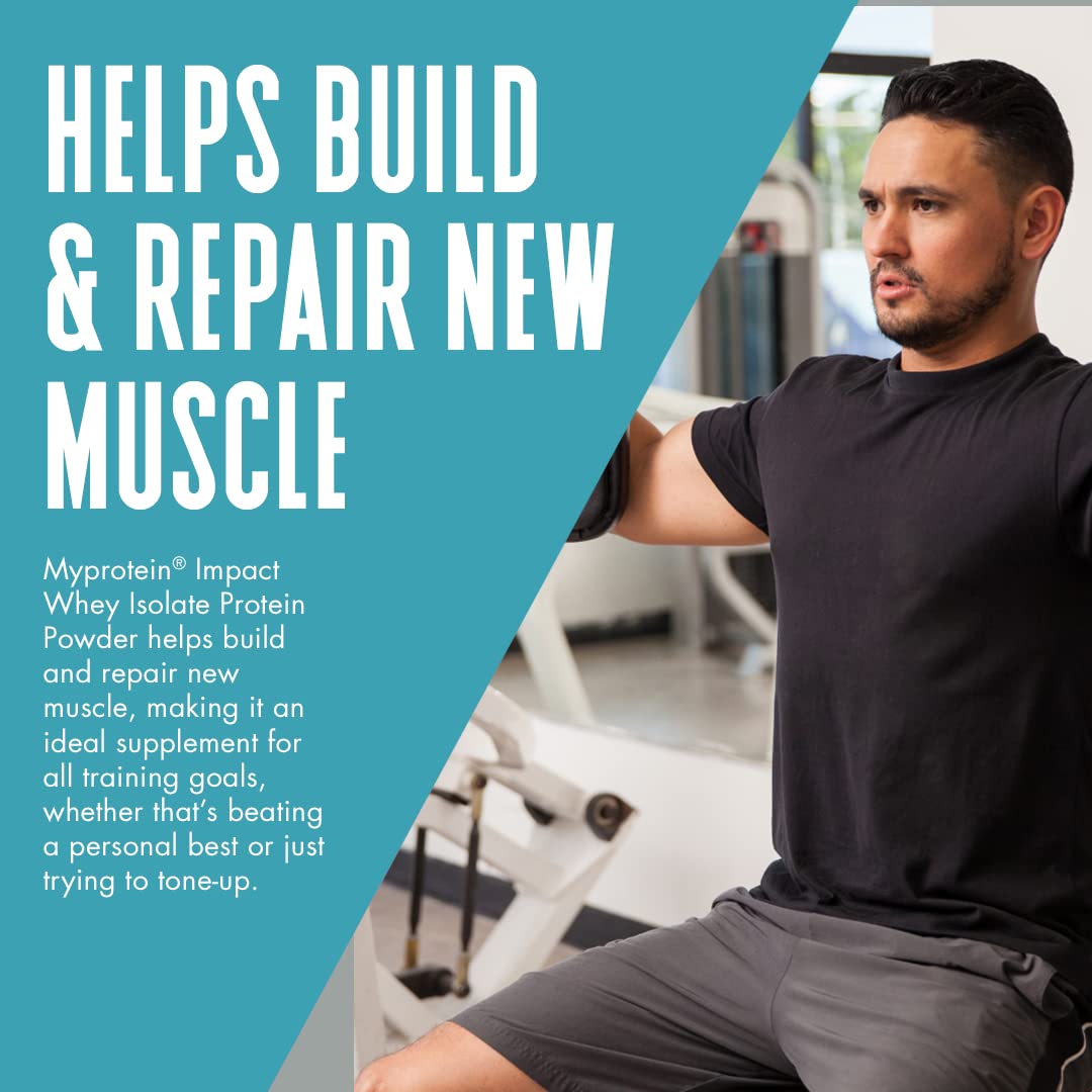 Myprotein Impact Whey Isolate - Mocha, 2.2 Lbs (40 Servings) Myprotein