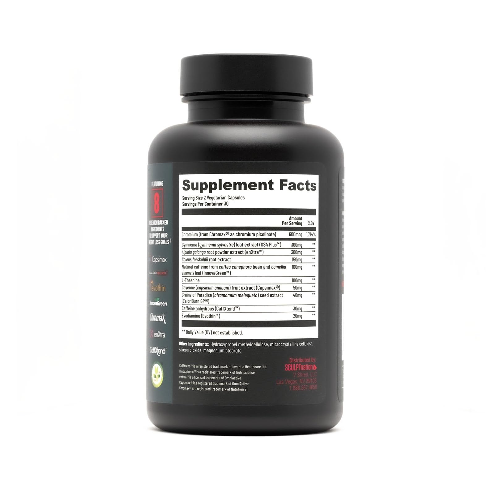 Sculpt Nation by V Shred Burn Thermogenic Fat Burner for Men & Women Sculpt Nation