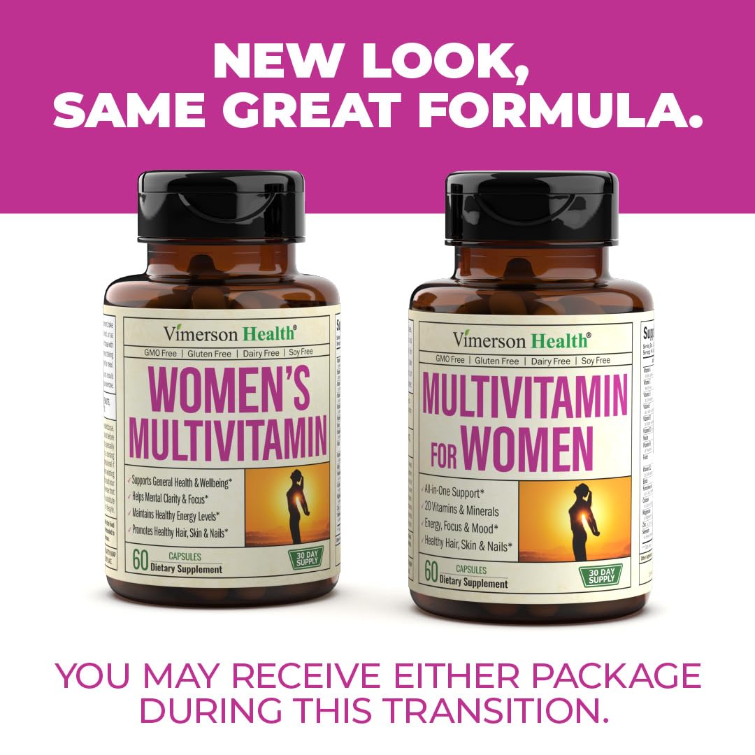 Multivitamin for Women - Womens Multivitamin & Multimineral Supplement Vimerson Health