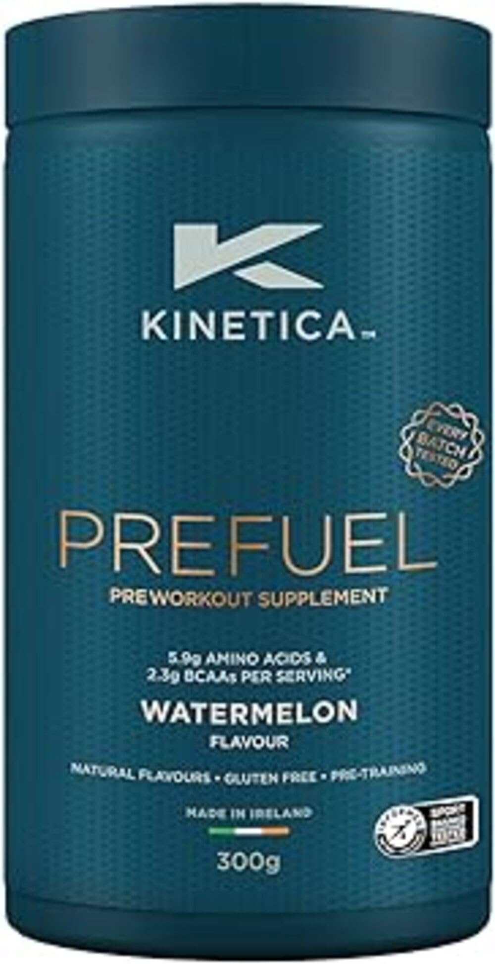 Kinetica PreFuel, Pre Workout, 5.9g Amino Acids & 2.3g BCAA's per Serving, 30 Servings