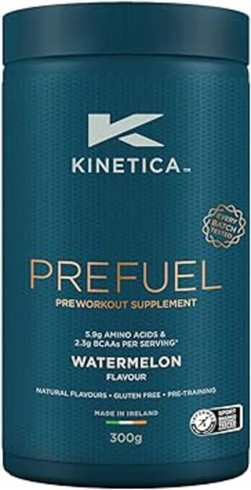 Kinetica PreFuel, Pre Workout, 5.9g Amino Acids & 2.3g BCAA's per Serving, 30 Servings