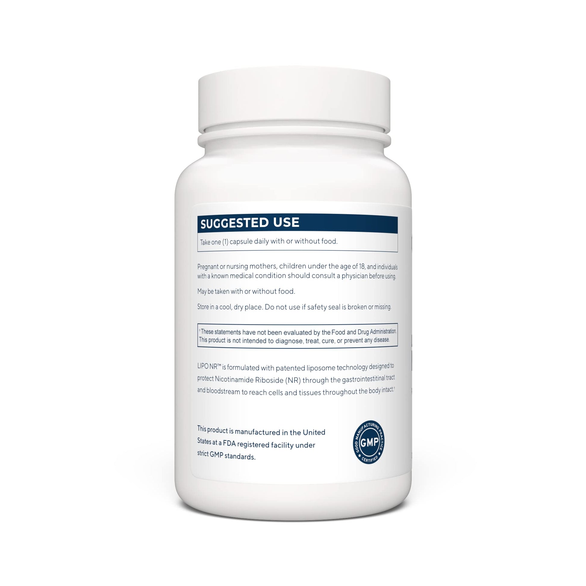 RENUE Liposomal Nicotinamide Riboside (NR) Supplement 300 mg - Bioavailable Formula RENUE BY SCIENCE