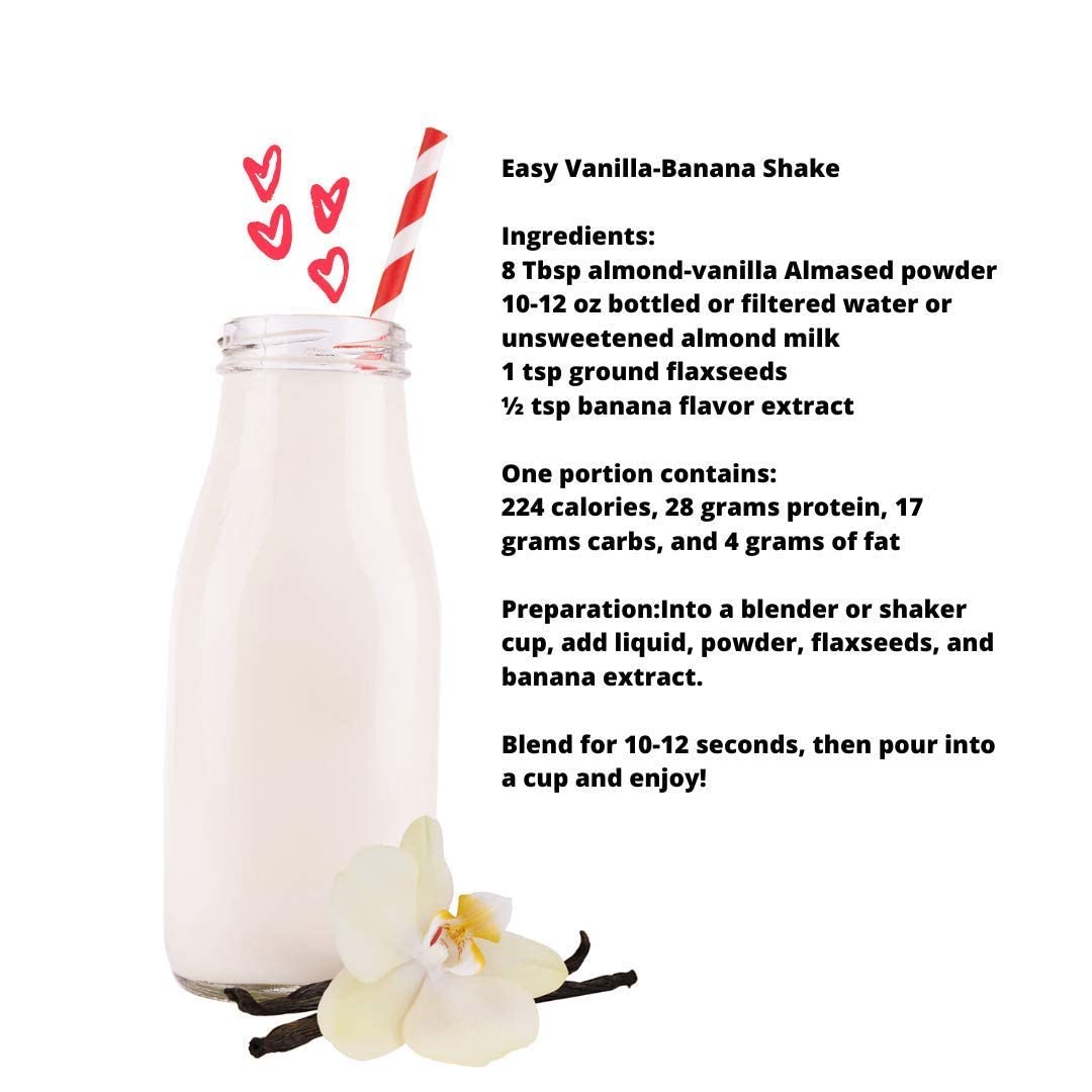 Almased Vanilla shakes – Gluten-Free, non-GMO Powder – Boost High Protein, Vanilla Flavor Almased