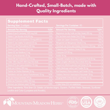 Mountain Meadow Herbs Vita-MOM - Herbal Prenatal Vitamins for Women