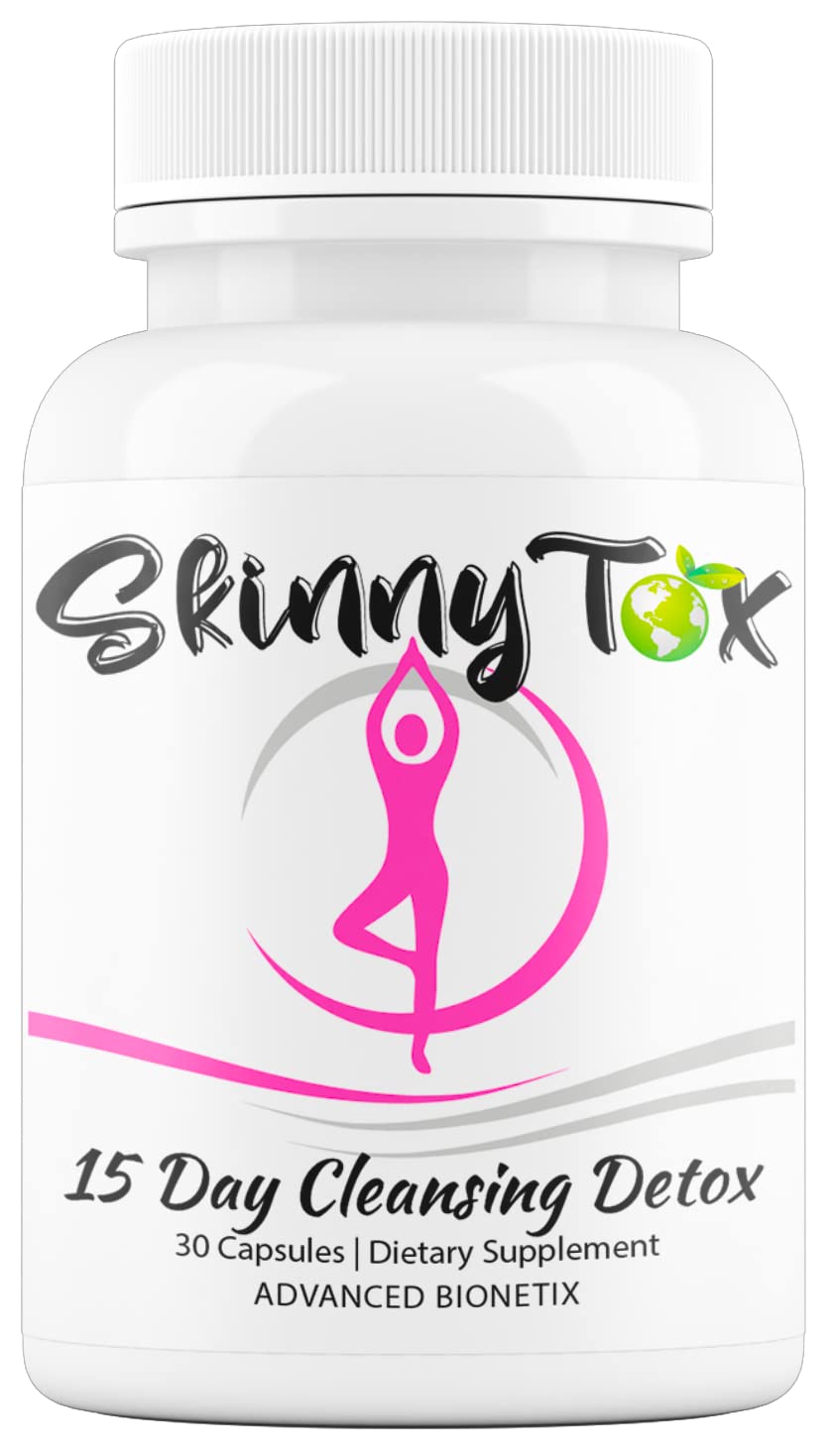 Skinnytox 15 Day Colon Cleanse Detox, Supports Healthy Bowel Movements Flushes Toxins