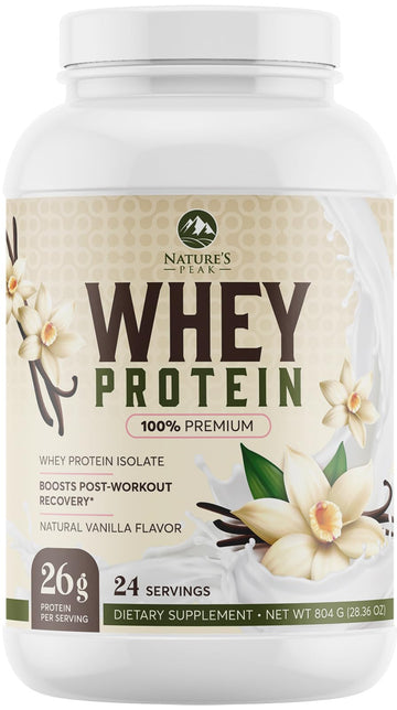 Nature's Protein Powder, 100% Whey Protein Powder Isolate, Immune Support, BCAAs