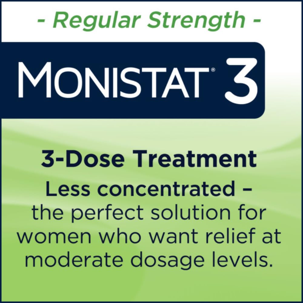 Monistat 3 Vaginal Cream, 3-Day Treatment Combination Pack, 3 Ovule Inserts and External Cream Monistat