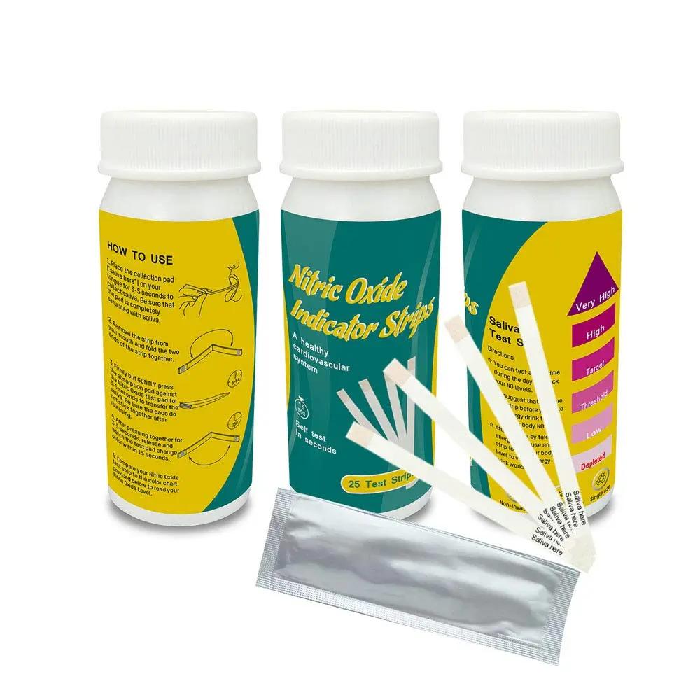Nitric Oxide Test Strips [25strips]- Nitric Oxide Indicator Strips Work by Measuring The TONNYLAB