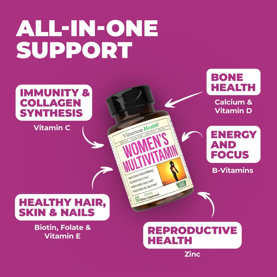 Multivitamin for Women - Womens Multivitamin & Multimineral Supplement Vimerson Health