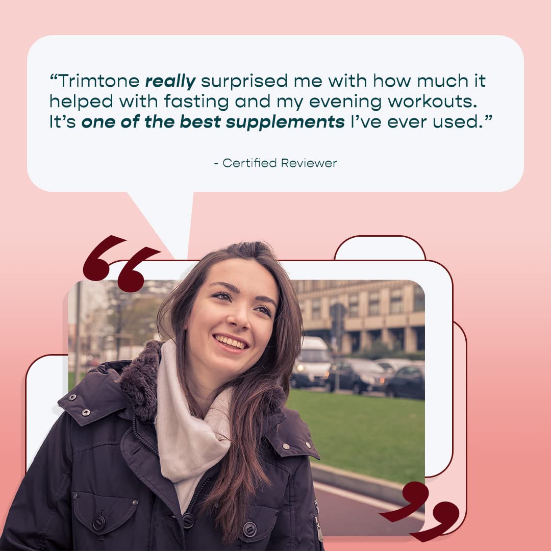 Trimtone Pills, 100% Natural Weight Management Formula for Women, Mood & Energy Trimtone