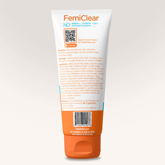 FemiClear® Restoratives Ultra-Gentle Feminine Wash, Made with Lysine & Lemon Balm, Natural Ingredients