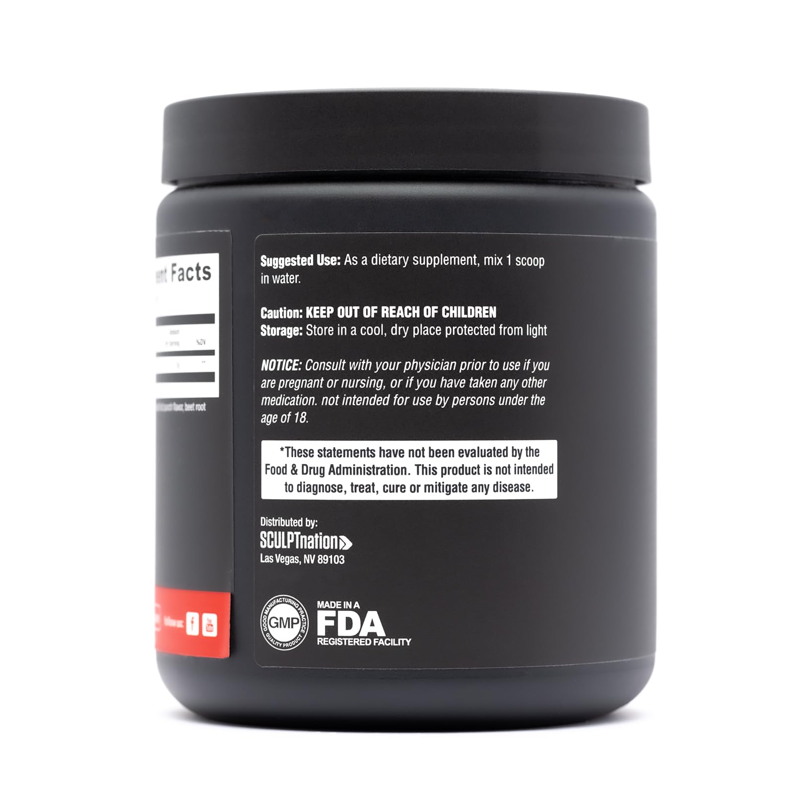 Sculpt Nation by V Shred Creatine - Premium Creatine Monohydrate Powder Sculpt Nation