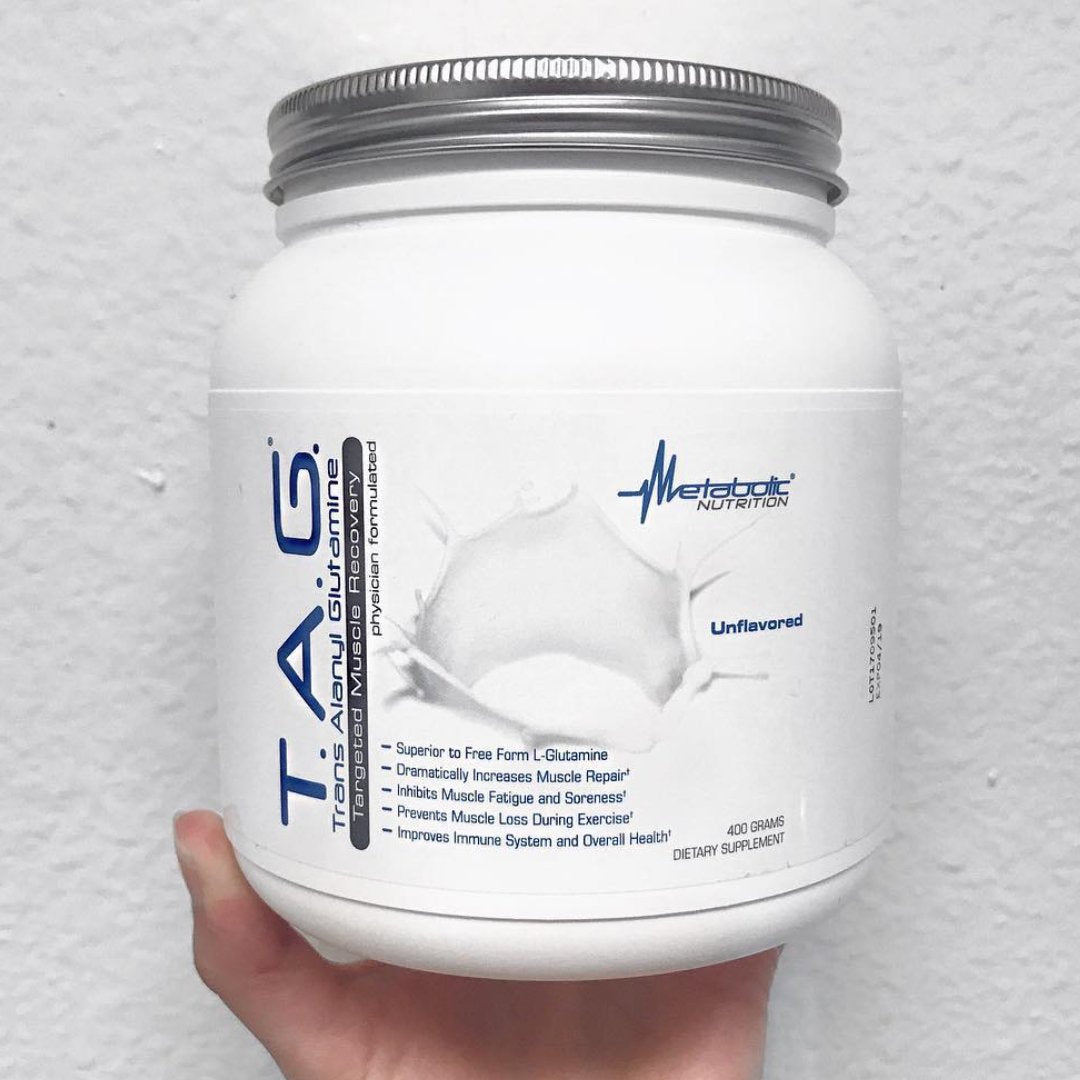 Metabolic Nutrition, TAG, Trans Alanyl Glutamine, 100% L-Glutamine Peptide Powder Metabolic Nutrition