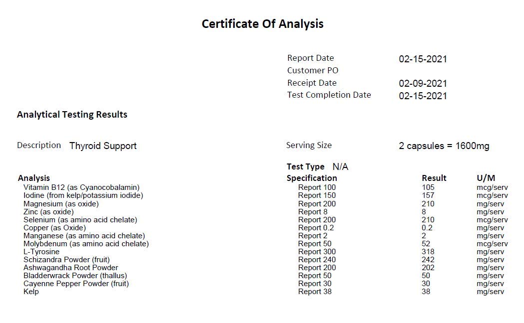 Research Labs Thyroid Support + Iodine Supplement - Energy, Metabolism, Focus Research Labs