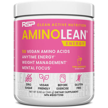 RSP NUTRITION AminoLean Pre Workout Powder, Amino Energy & Weight Management