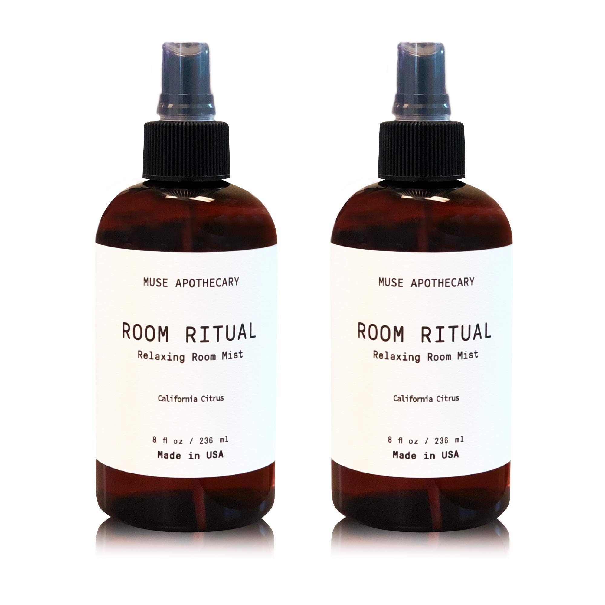 Muse Bath Apothecary Room Ritual - Aromatic and Relaxing Room Mist, 8 oz, Infused