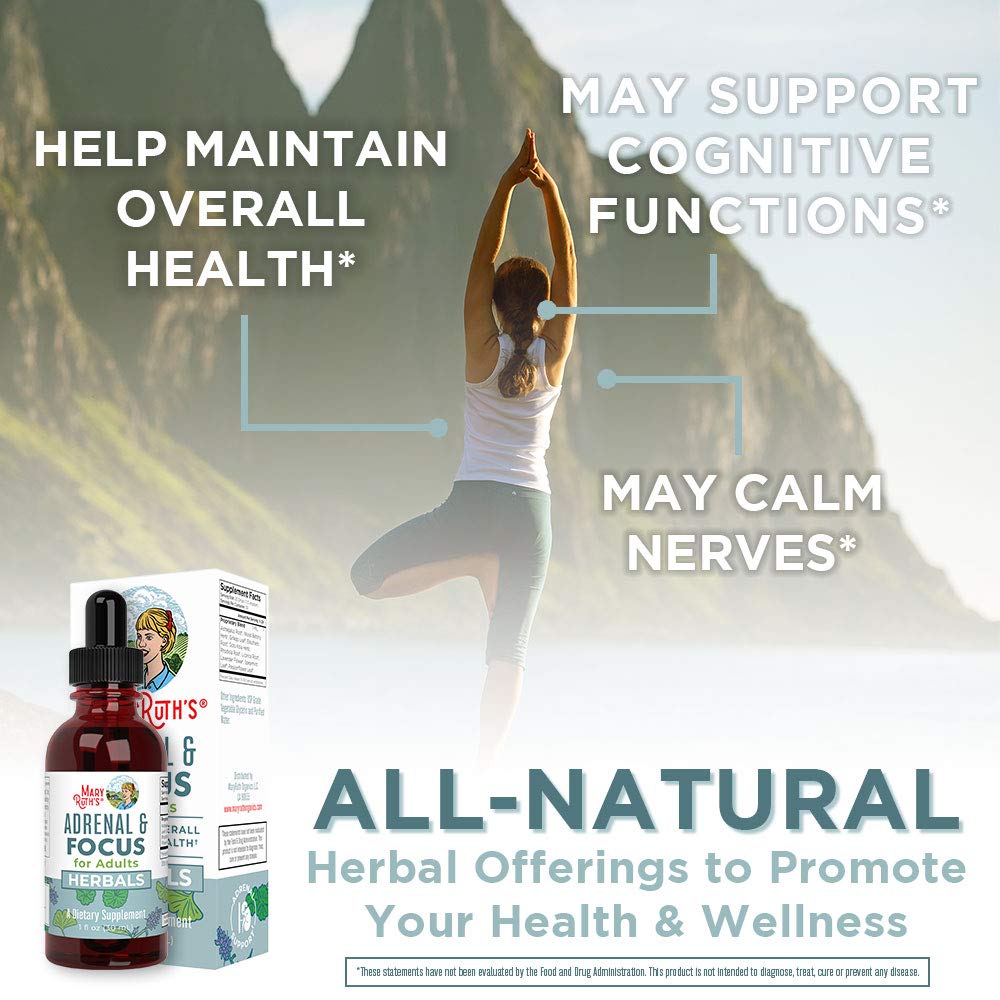 MaryRuth Organics Nootropic Focus Supplement for Adults | USDA Organic | Ginkgo Biloba MaryRuth Organics