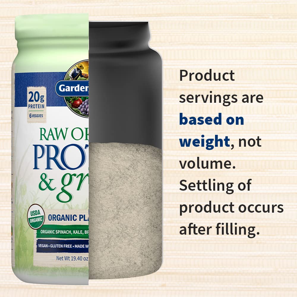 Garden of Life Raw Organic Protein & Greens Vanilla - Vegan Protein Powder Garden of Life