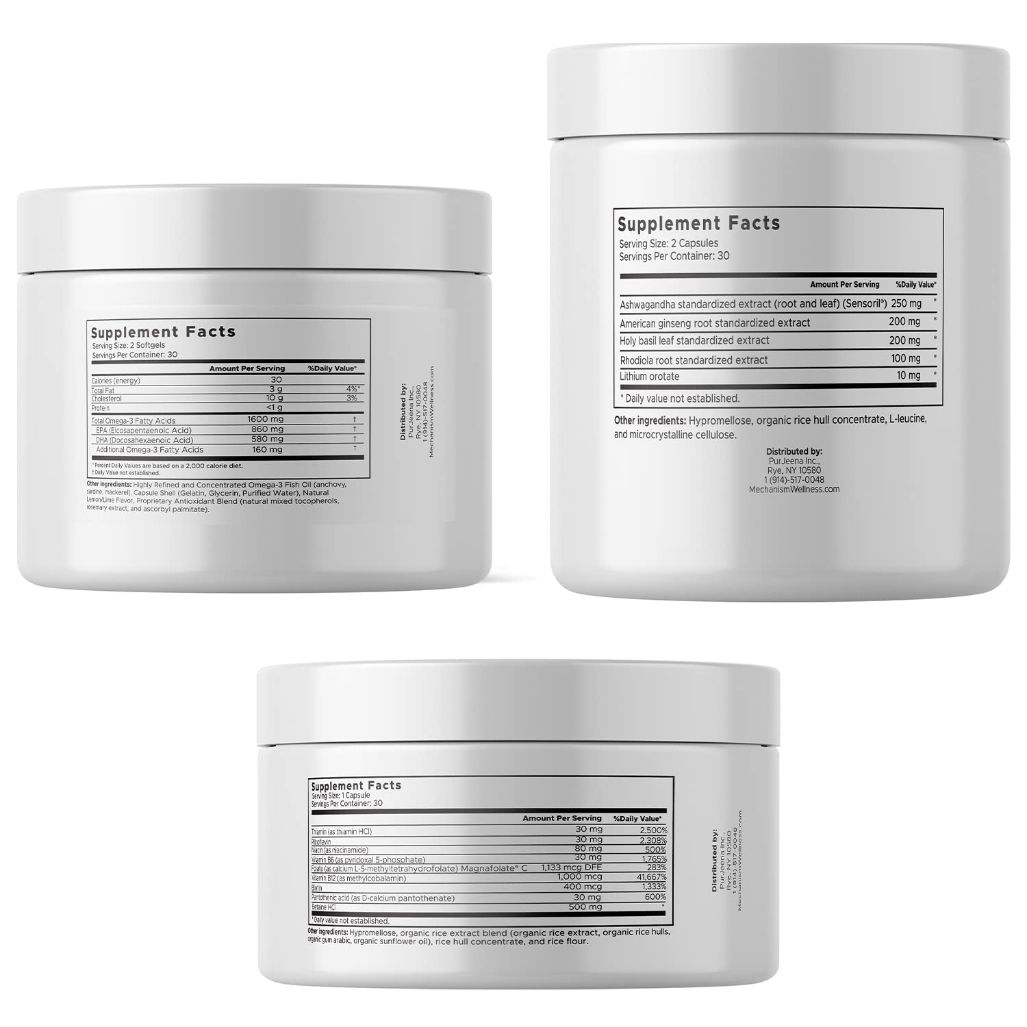 Mechanism Wellness Post-Menopausal Support Supplements - Hormonal Balance, Vitamin B12 1000mcg Mechanism Wellness