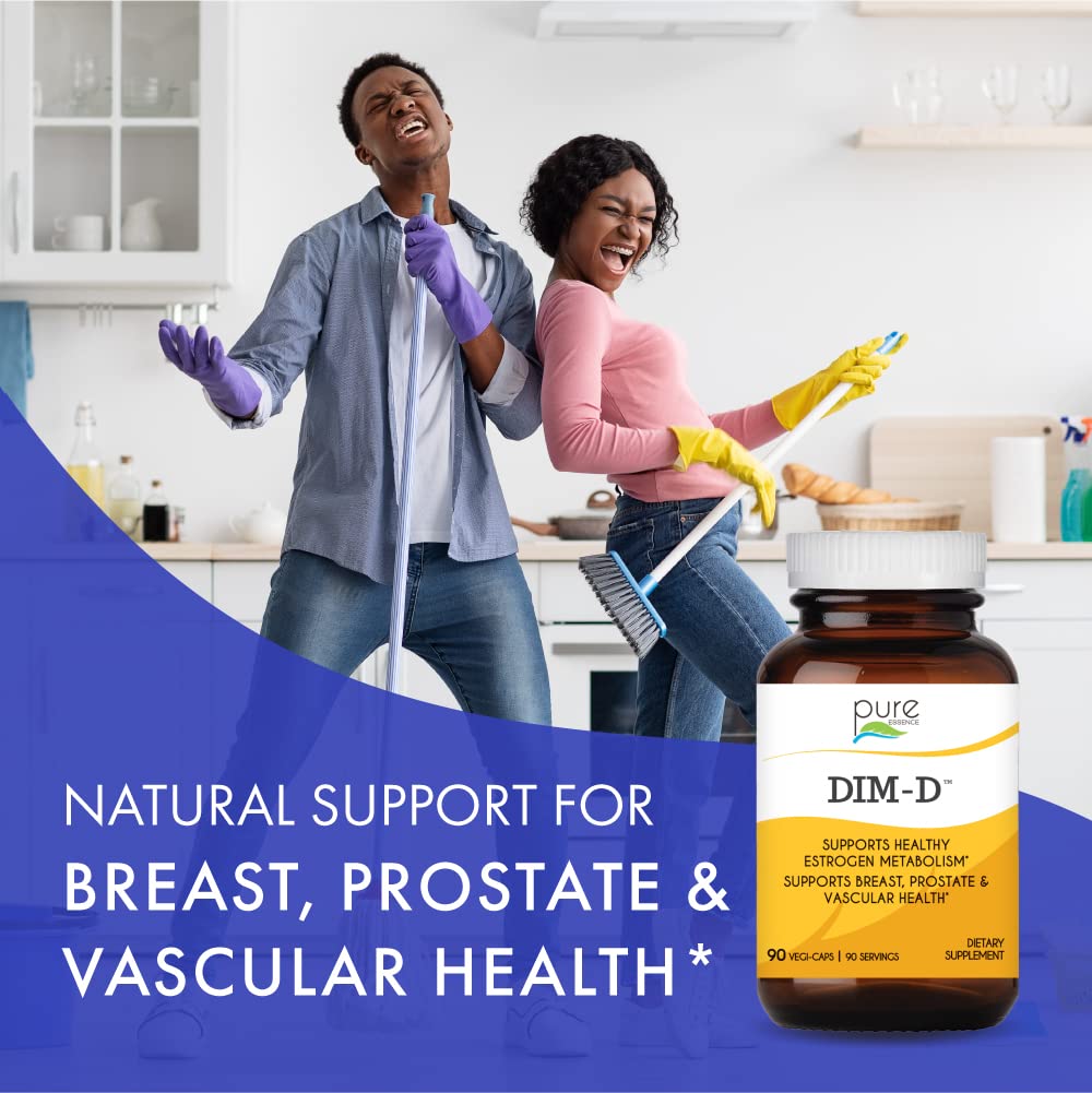 Dim D by Pure Essence - Natural Supplement for Estrogen Balance, Hormonal Acne, and Menopause