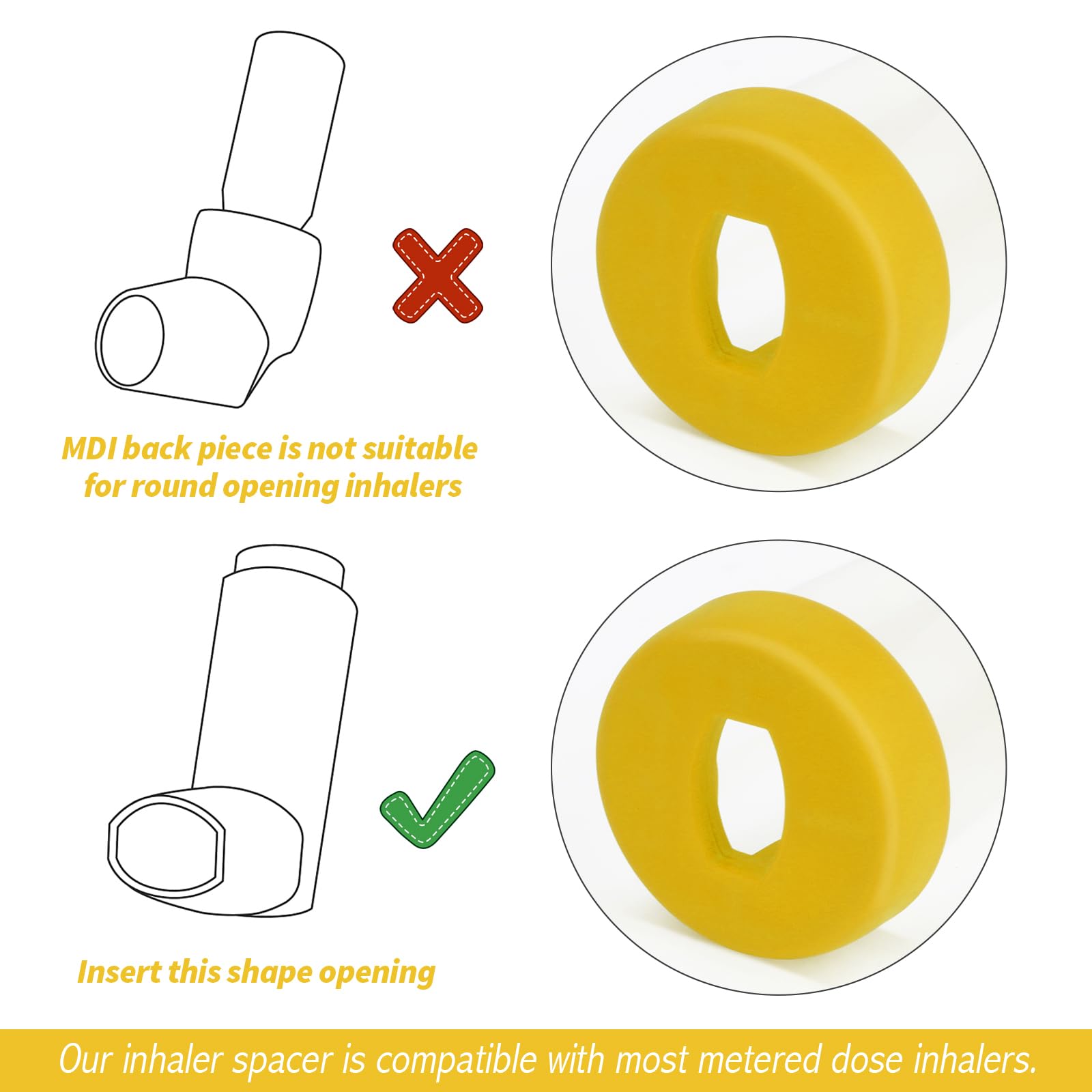 Fivepropy Handheld Spacer for Infant, Toddle, Baby, Kids and Adults with 2 Comfortable Fivepropy