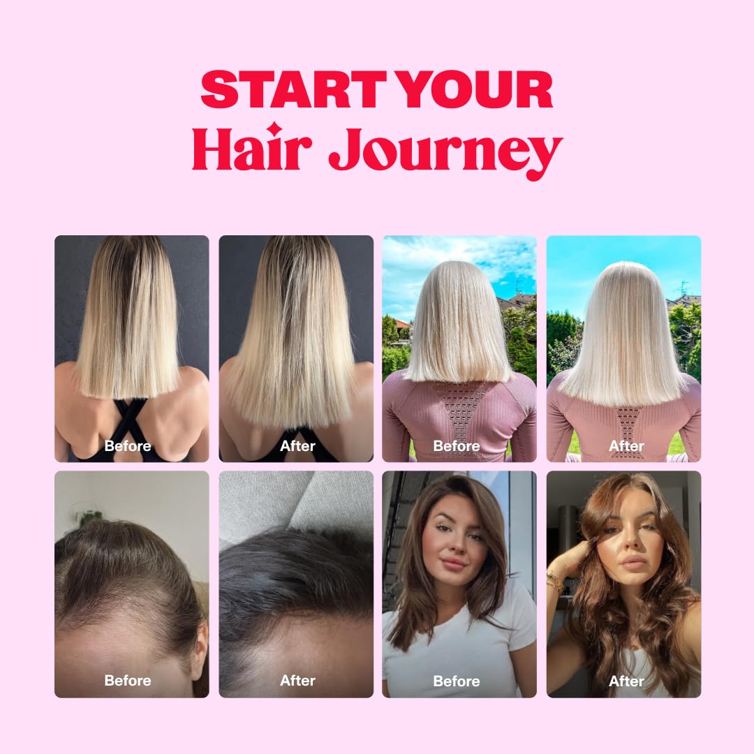 Bloom Robbins 60 Hair Gummies for Faster Hair Growth Vitamins for Women & 5000 MCG Bloom Robbins