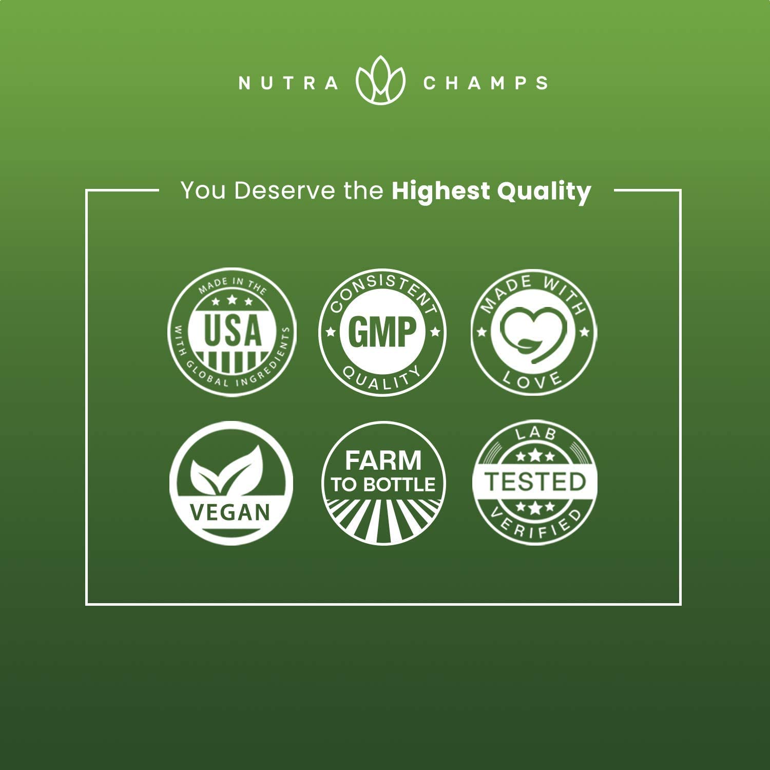 NutraChamps Super Greens Powder Premium Superfood | 20+ Organic
