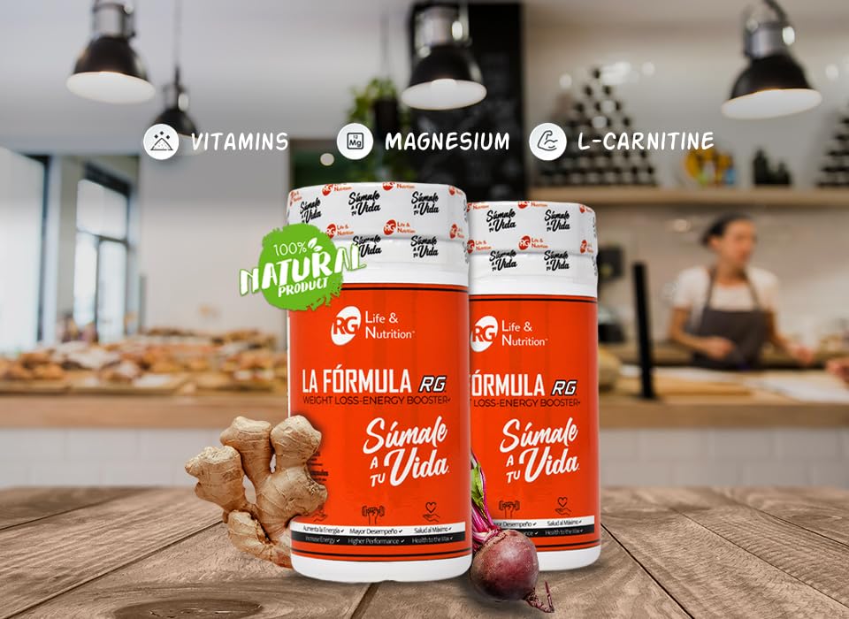 RG LIFE & NUTRITION - Weight Loss Pills, Energy Booster and Fat Burner with Magnesium RG LIFE & NUTRITION
