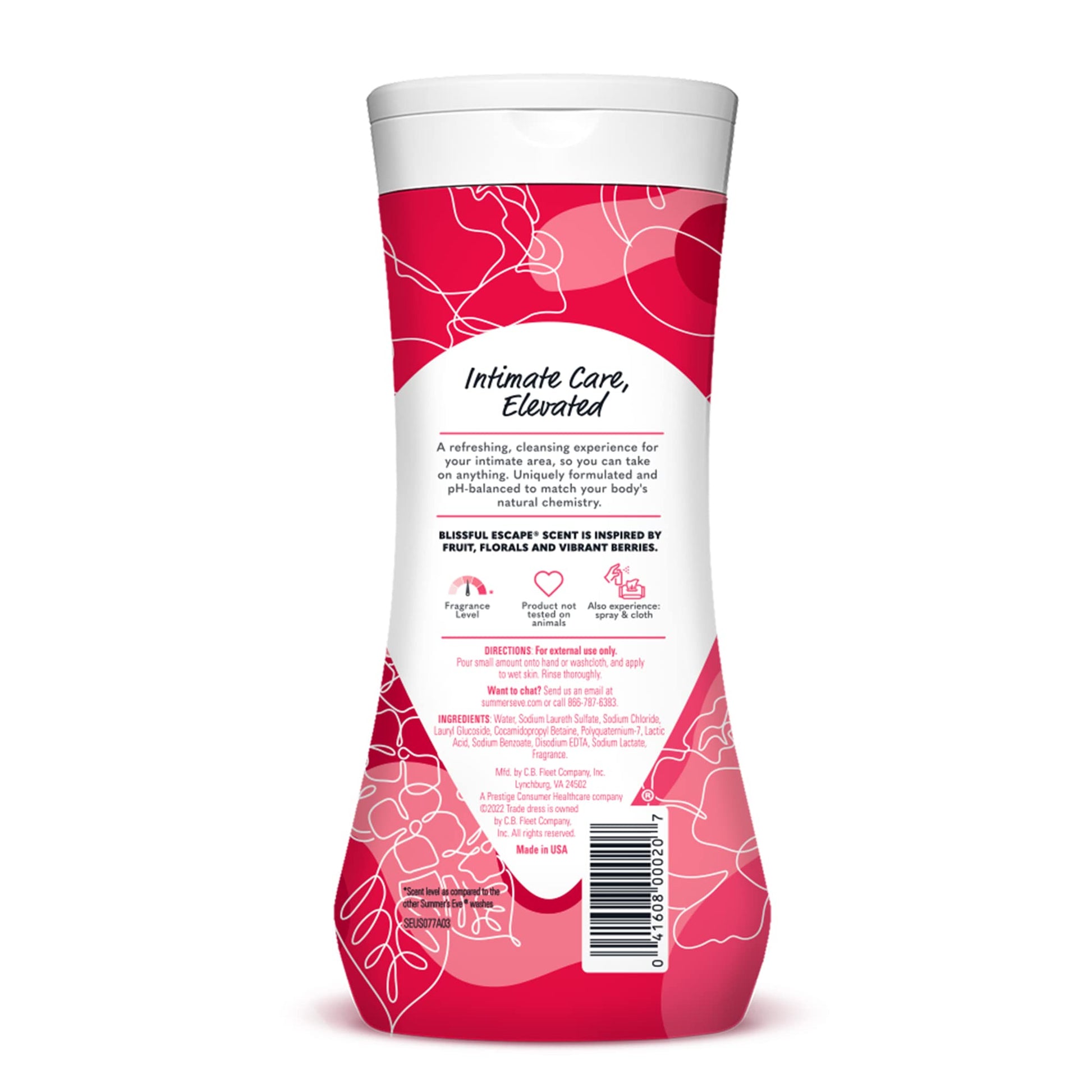 Summer's Eve Blissful Escape Daily Refreshing All Over Feminine Body Wash, Removes Odor Summer's Eve
