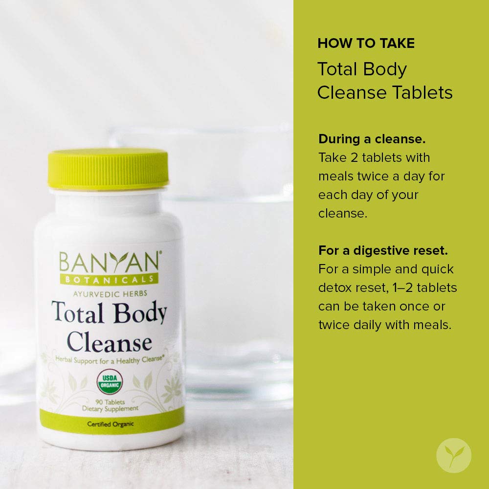 Banyan Botanicals Total Body Cleanse – Organic Detox Supplement with Amla & Manjistha Banyan Botanicals