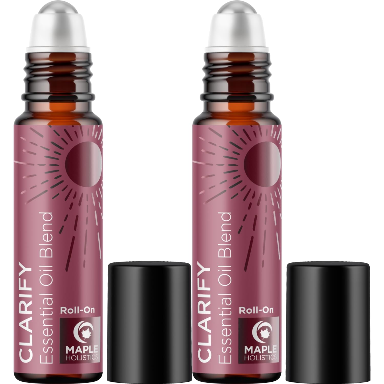 Headache Essential Oil Roll On - Clarify Essential Oil Blend Headache Roll On with Aromatherapy Oils