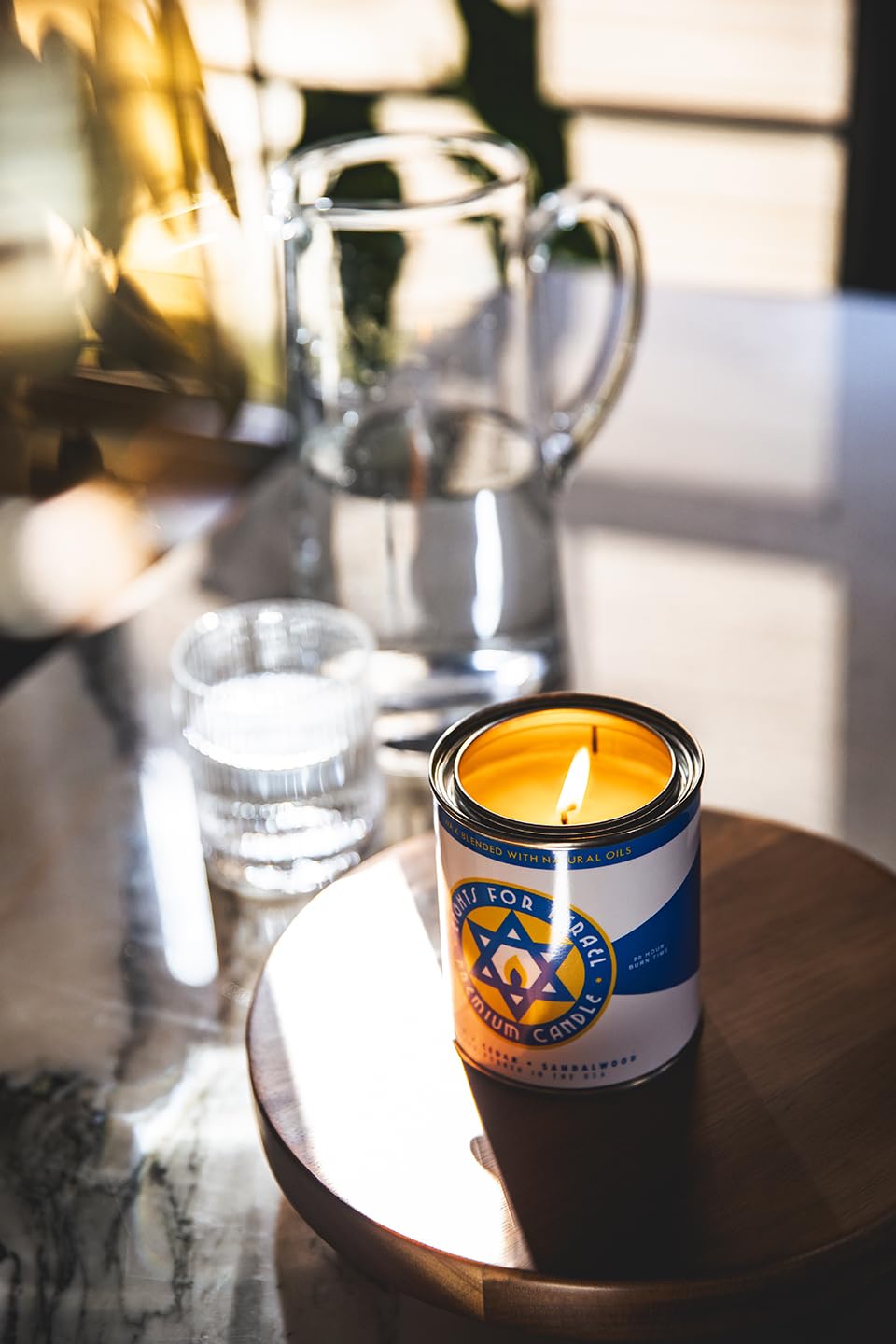 Long-Burning, One-Pint Premium Candles for Men | Vintage Inspired Oil Can Design | Soy Wax FURY BROS.