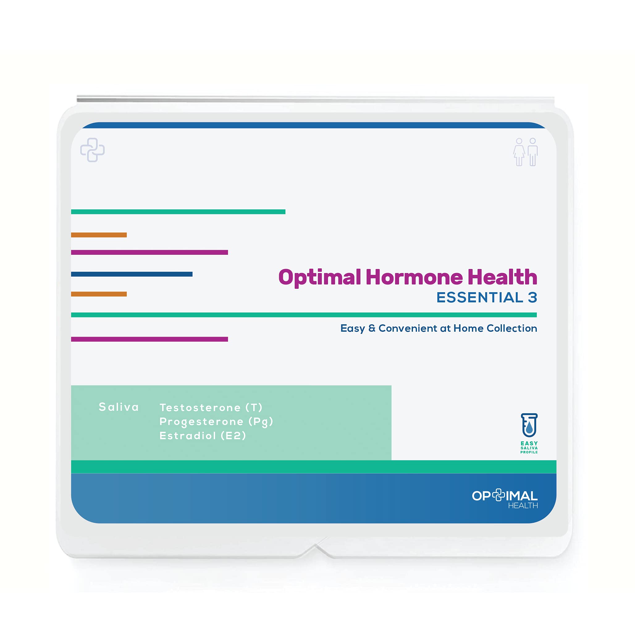 Optimal Hormone Health | at Home Lab Test Kit | Essential 3 | E2, PG, T OPTIMALHEALTH
