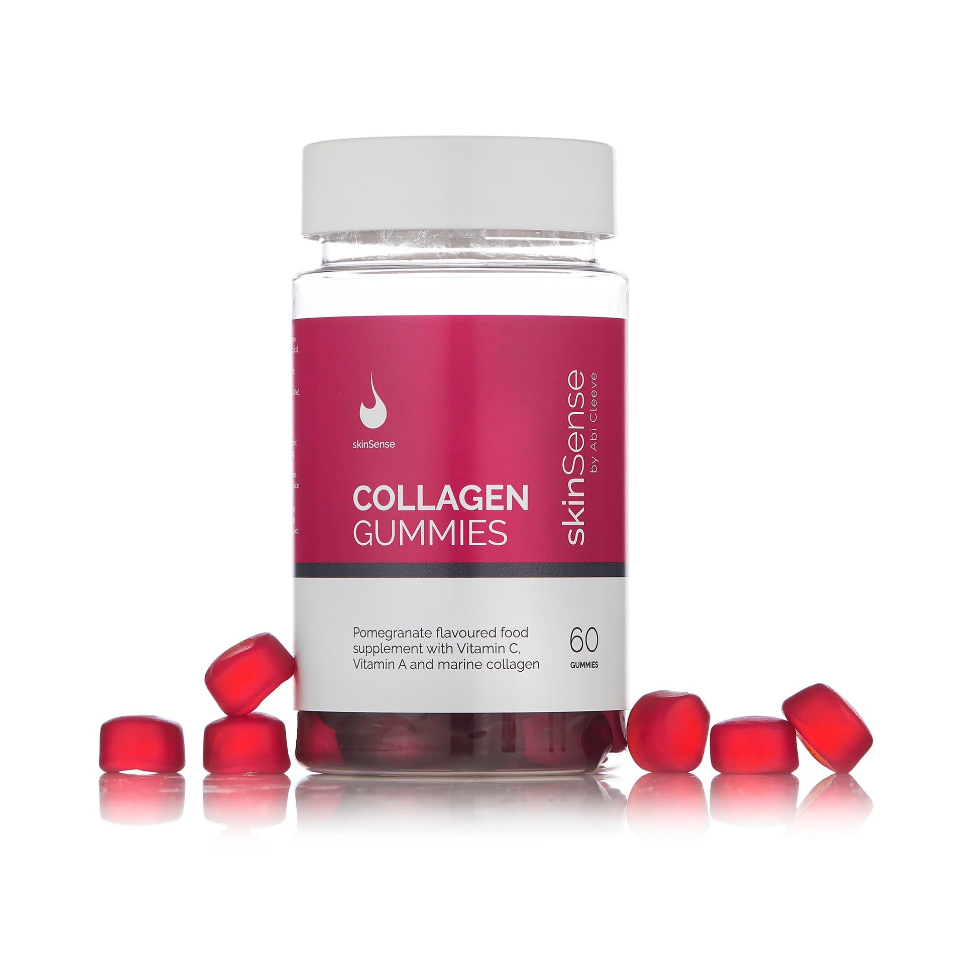 SkinSense Collagen Gummies 60PCS, Marine Collagen Chewable Gummy skinSense